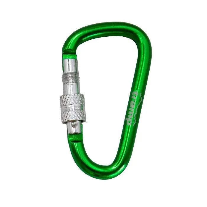 Карабін туристичний Tramp Набір 10 шт з муфтою 7 cм Green (UTRA-302-green) зображення 2