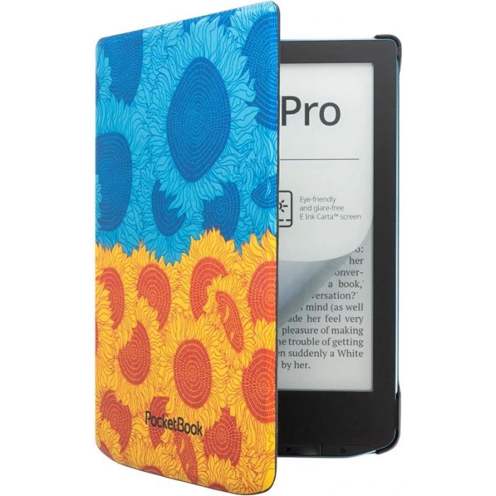 Чехол для электронной книги Pocketbook 629_634 Shell sunflower print (SH-634-SFP-CIS) изображение 3