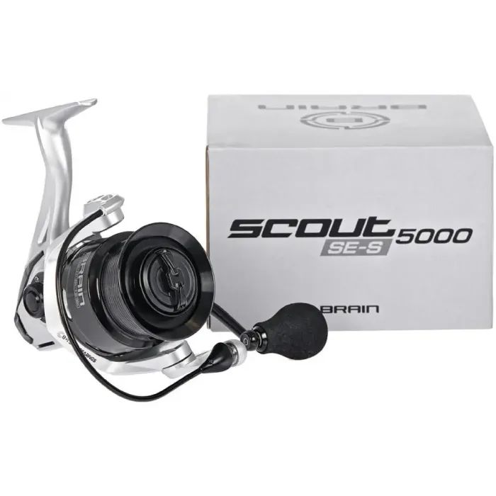Катушка Brain Scout SE-S 6000S 8+1BB 4.91 Silver (1858.46.45) изображение 2