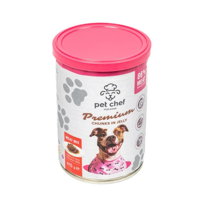 Вологий корм для собак Pet Chef М'ясний мікс 800 г (4820255193649)