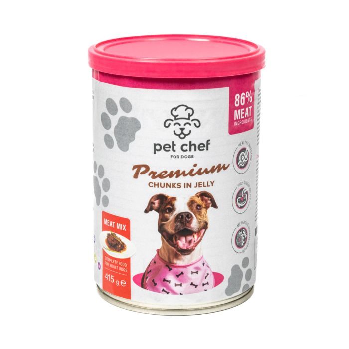 Вологий корм для собак Pet Chef М'ясний мікс 800 г (4820255193649) зображення 5