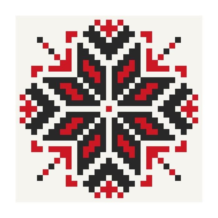 Картина по номерам ArtCraft Етнічний орнамент 30х30 см (13039-AC)