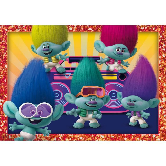 Пазл Clementoni 4 в 1 Trolls 3, 12,16,20 и 24 элемента (21527) изображение 2