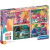 Пазл Clementoni 4 в 1 Trolls 3, 12,16,20 и 24 элемента (21527)