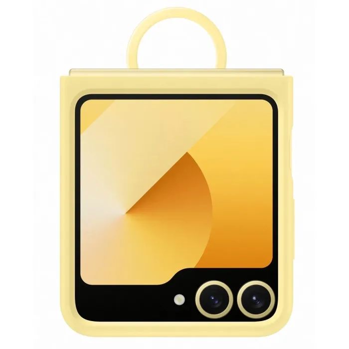 Чехол для мобильного телефона Samsung Silicone Cover with Ring Samsung Galaxy Flip 6 Yellow (EF-PF741TYEGUA) изображение 6