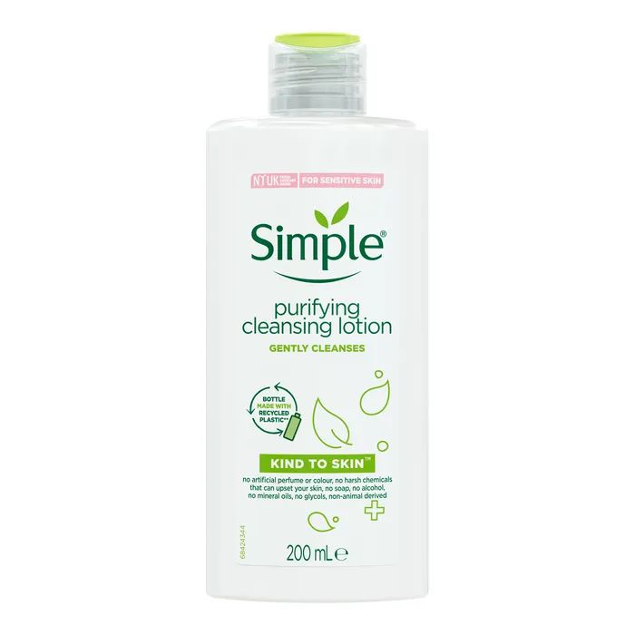 Лосьйон для обличчя Simple Kind to Skin Purifying Cleansing Lotion 200 мл (5011451103849)