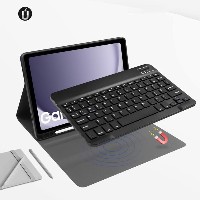 Чехол для планшета BeCover Keyboard Samsung Tab A9 SM-X115 8.7" Light Blue (712358) изображение 5