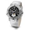 Наручний годинник Seculus 1690.5.706 black, ss with stones, white leather