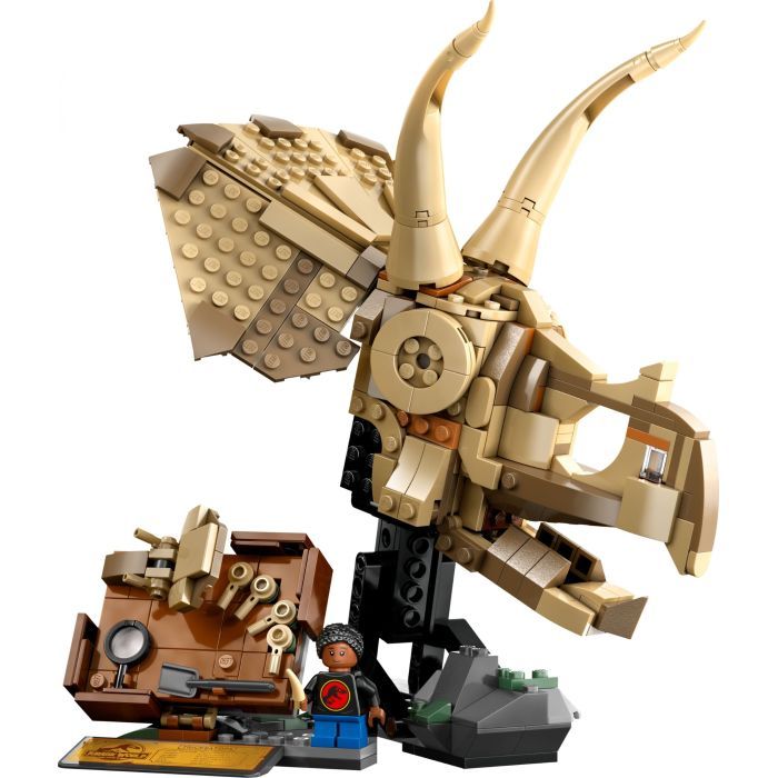 Конструктор LEGO Jurassic World Скам''янілості динозаврів: череп трицератопса (76969) зображення 2
