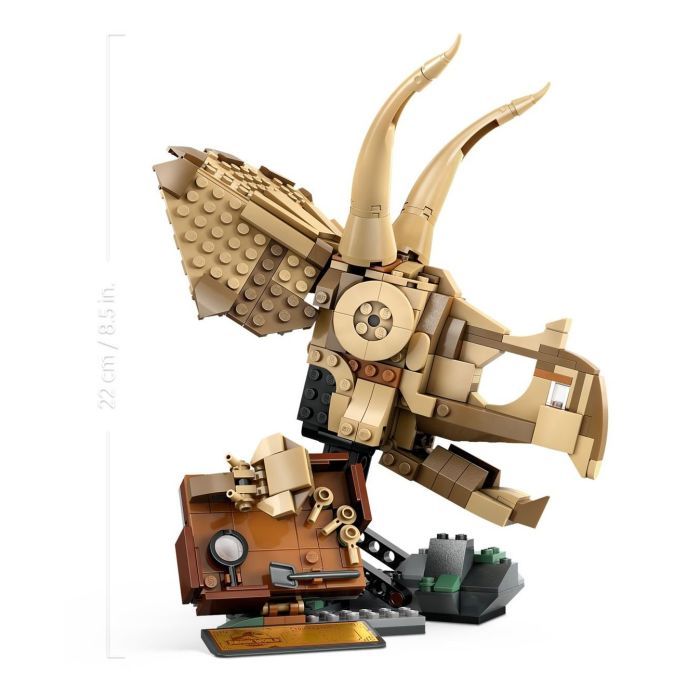 Конструктор LEGO Jurassic World Скам''янілості динозаврів: череп трицератопса (76969) зображення 4