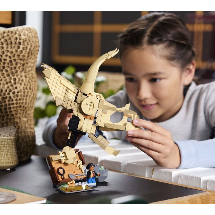 Конструктор LEGO Jurassic World Скам''янілості динозаврів: череп трицератопса (76969) зображення 7