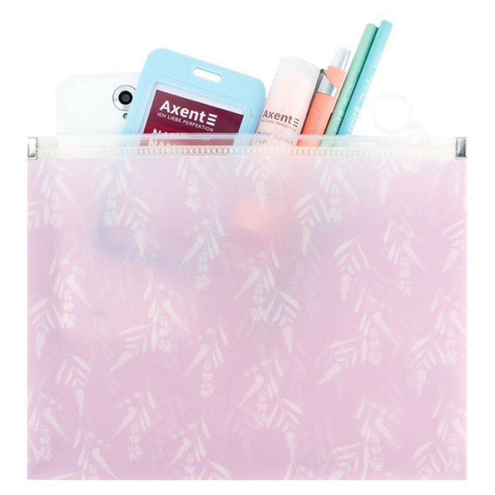 Папка на молнии Axent zip-lock А5 Lavender-1 (1498-36-A) изображение 3