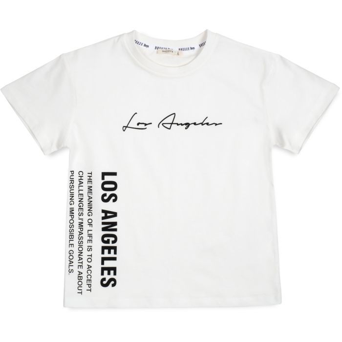 Футболка дитяча Breeze LOS ANGELES (20505-164B-cream)