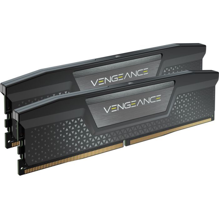 Модуль памяти для компьютера DDR5 64GB (2x32GB) 6000 MHz Vengeance Black Corsair (CMK64GX5M2B6000C40) изображение 2
