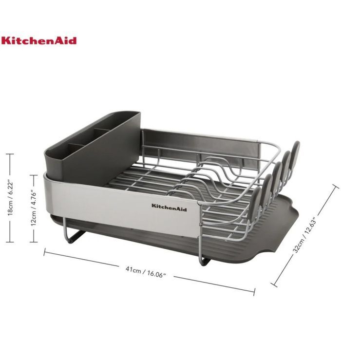 Сушилка для посуды KitchenAid Sinkware 41 x 33 x 17 см сірий (KEG895BXCGA) изображение 2