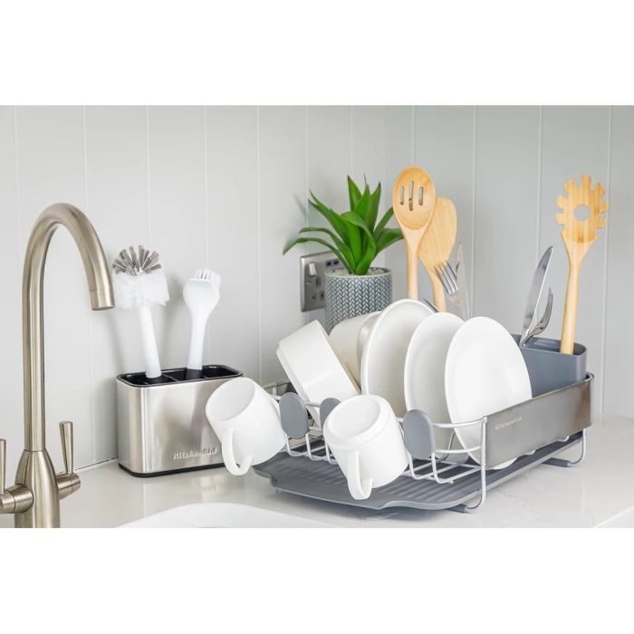 Сушилка для посуды KitchenAid Sinkware 41 x 33 x 17 см сірий (KEG895BXCGA) изображение 9