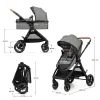 Коляска Kinderkraft 3 в 1 Esme Moonlight Grey (KSESME00GRY3000) (5902533925681) изображение 11