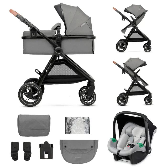 Коляска Kinderkraft 3 в 1 Esme Pure Black (KSESME00BLK3000) (5902533925698) изображение 12