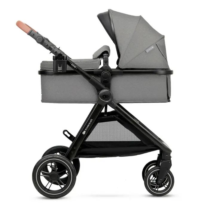 Коляска Kinderkraft 3 в 1 Esme Pure Black (KSESME00BLK3000) (5902533925698) изображение 2