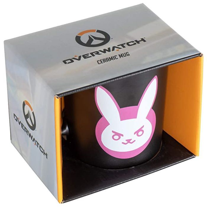 Чашка Jinx Overwatch D.Va Ceramic Mug-N/A-Black/Pink (JINX-7857BKPN) изображение 3
