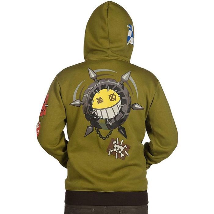 Кофта Jinx Overwatch Ultimate Junkrat Zip-Up Military Green M (JINX-8225M) изображение 5