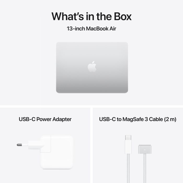 Ноутбук Apple MacBook Air 13 M4 A3240 Silver (MC654UA/A) изображение 9