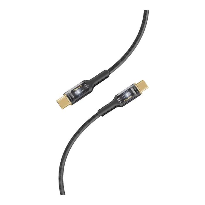 Дата кабель USB-C to USB-C lucidline-cc200.navy Promate (lucidline-cc200.navy)