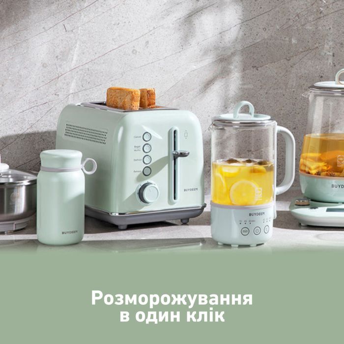 Тостер Buydeem DT620E Cozy Greenish (DT620E-CG/EU) изображение 7