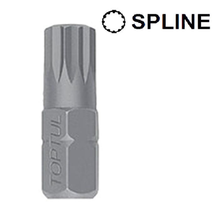 Бита для шуруповерта Toptul Сплайн 10мм L-30мм Spline M10 (FSFA1210)