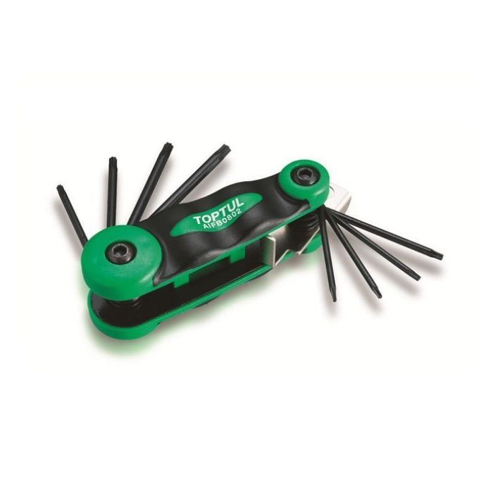 Ключ Toptul шестигранный складной TORX T9-T40 (AIFB0801)