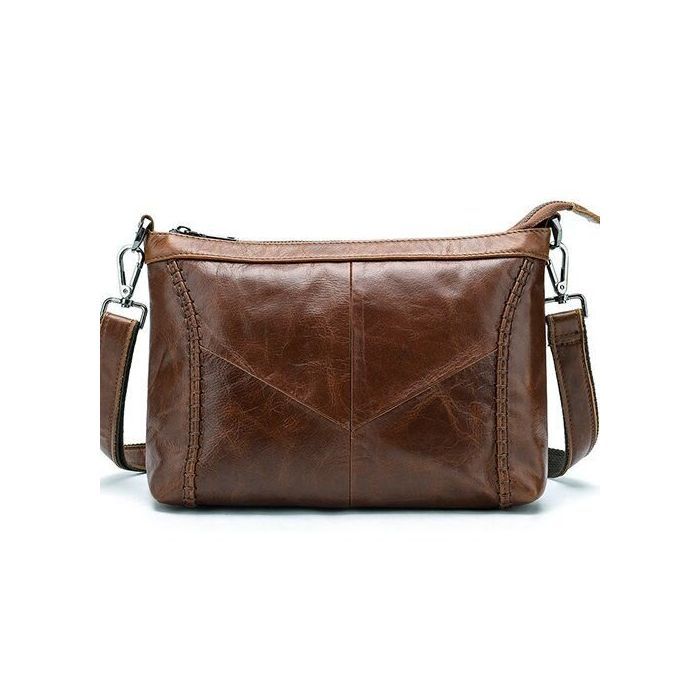 Сумка Vintage Кожаная Коричневая (20052)