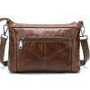 Сумка Vintage Кожаная Коричневая (20052) изображение 2