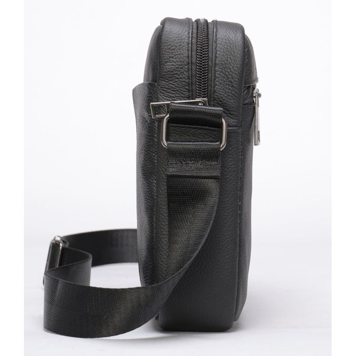 Сумка Vintage Кожаная Черная (14994) изображение 11