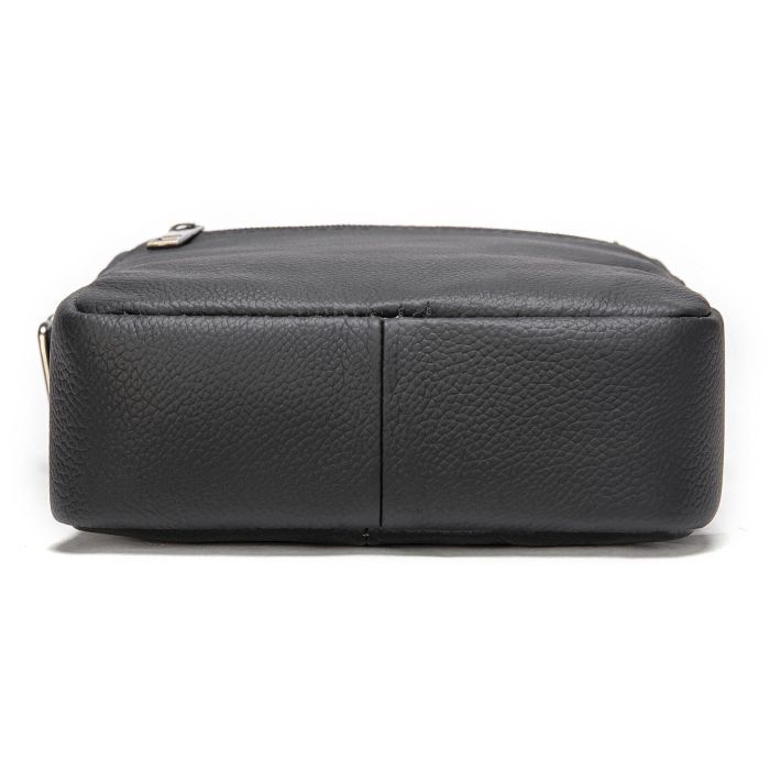 Сумка Vintage Кожаная Черная (14994) изображение 12