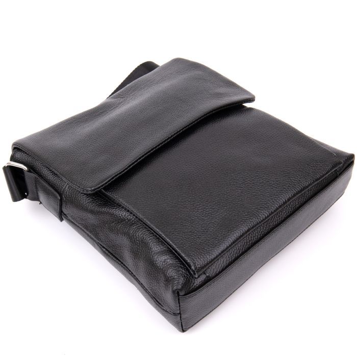 Сумка Vintage С клапаном флотар Черная (20410) изображение 6