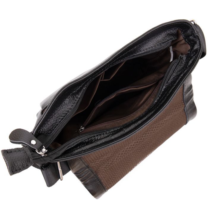 Сумка Vintage С клапаном флотар Черная (20410) изображение 8