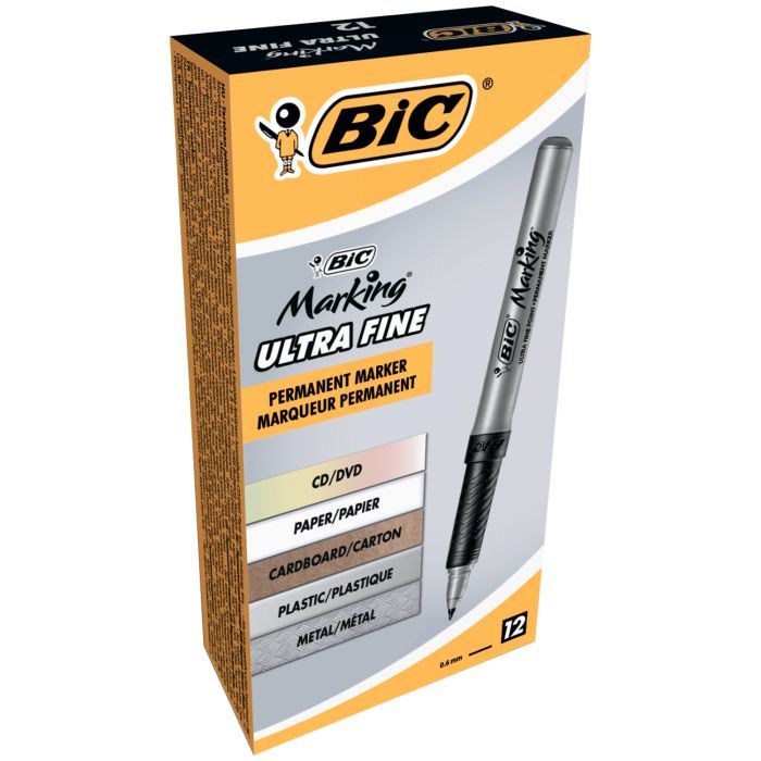 Маркер Bic для CD.DVD, черный (bc8290801) изображение 2