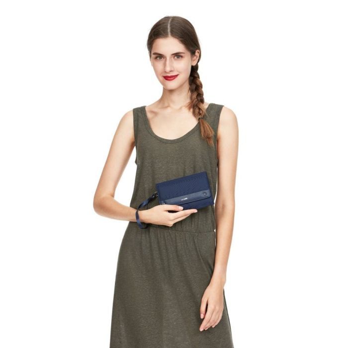 Кошелек Pacsafe RFIDsafe clutch wallet Темно-синий (11015645) изображение 6