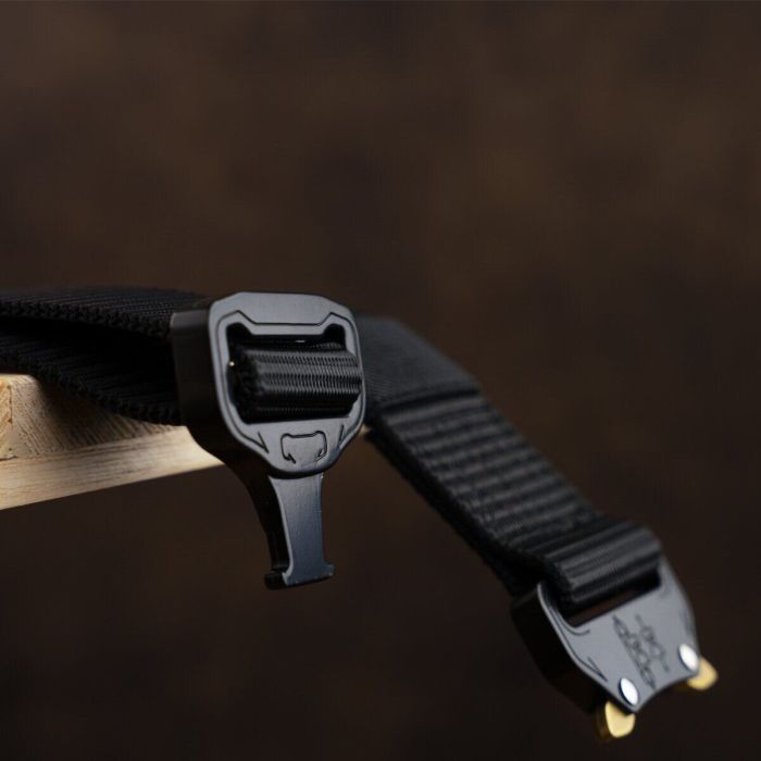 Ремень Vintage Мужской текстильный Черный (20337) изображение 6 Ремень Vintage Мужской текстильный Черный (20337) изображение 6