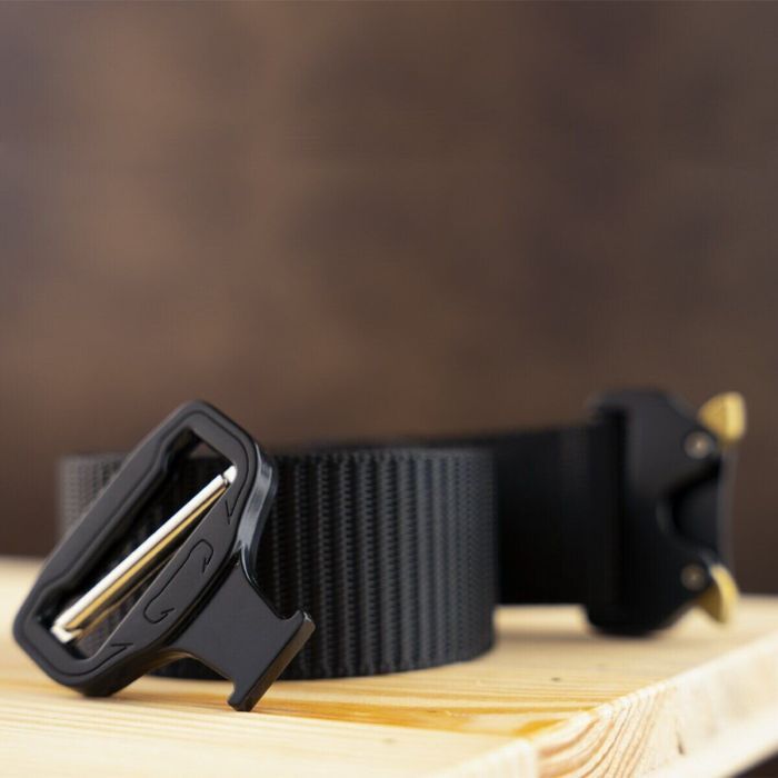 Ремень Vintage Мужской текстильный Черный (20337) изображение 7 Ремень Vintage Мужской текстильный Черный (20337) изображение 7