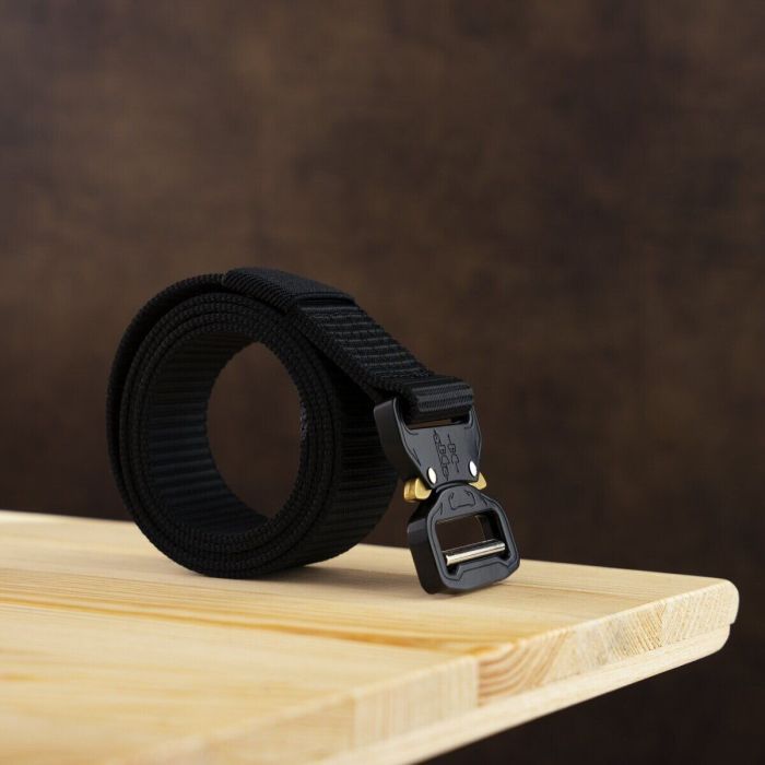 Ремень Vintage Мужской текстильный Черный (20337) изображение 8 Ремень Vintage Мужской текстильный Черный (20337) изображение 8