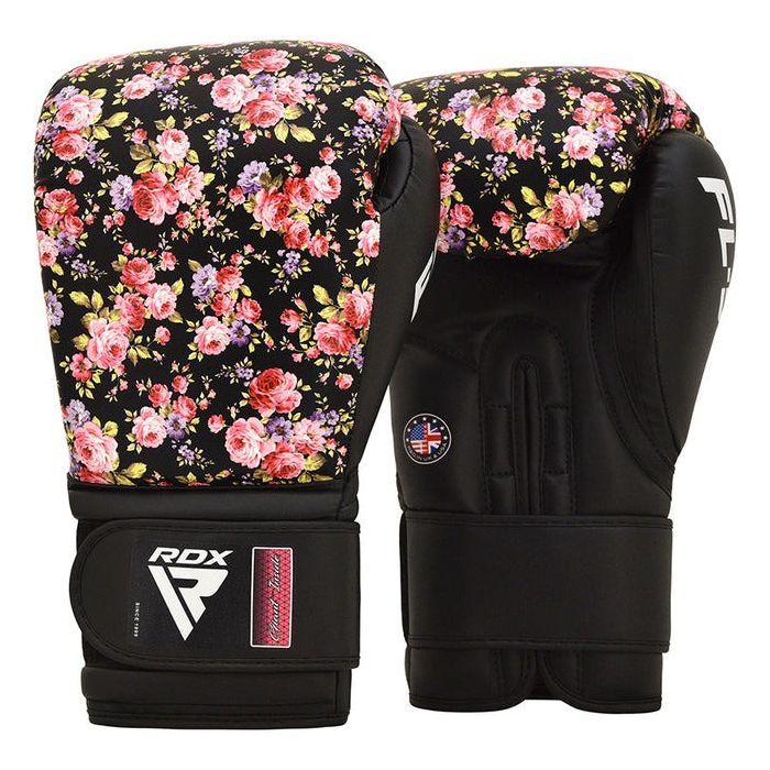 Боксерские перчатки RDX FL-5 Black 12 унцій (BGR-FL5B-12oz) изображение 2