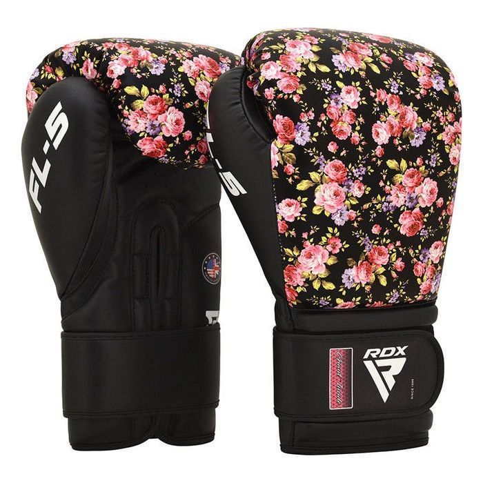Боксерские перчатки RDX FL-5 Black 12 унцій (BGR-FL5B-12oz) изображение 3