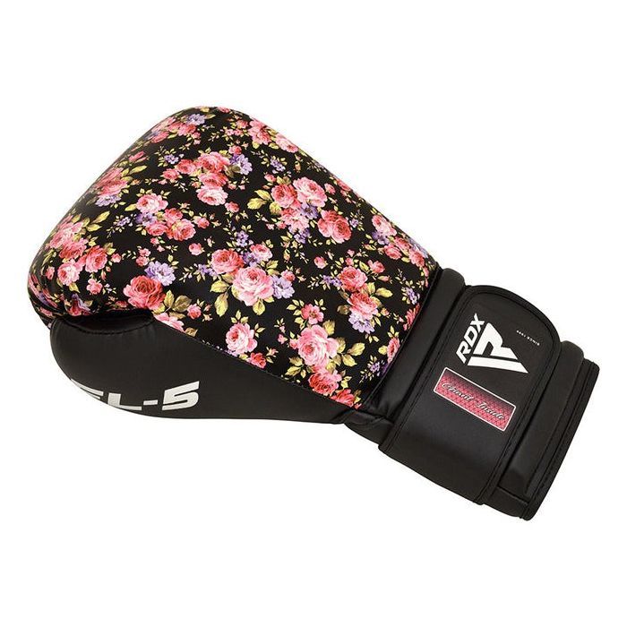 Боксерские перчатки RDX FL-5 Black 12 унцій (BGR-FL5B-12oz) изображение 4