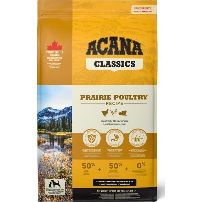 Сухой корм для собак ACANA Prairie Poultry 9.7 кг (0064992560119)