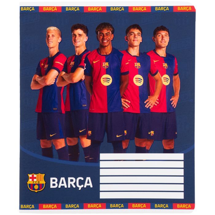 Зошит Kite FC Barcelona, 12 аркушів, клітинка (BC25-232) зображення 10