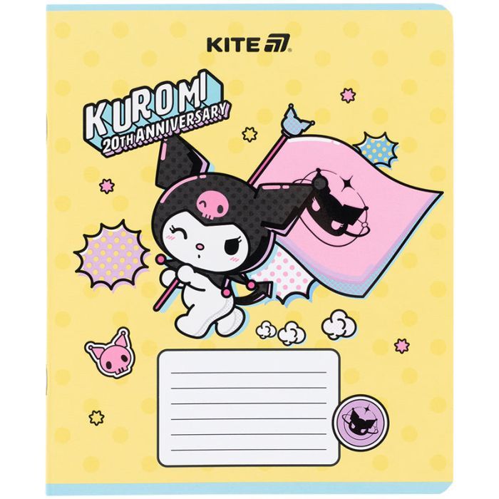 Зошит Kite Kuromi, 18 аркушів, лінія (HK25-237-2) зображення 3