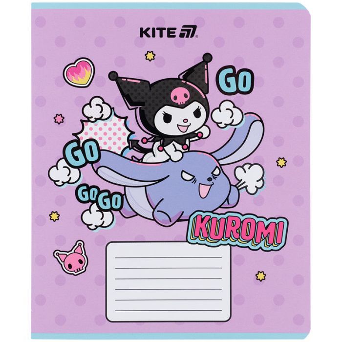 Зошит Kite Kuromi, 18 аркушів, лінія (HK25-237-2) зображення 5