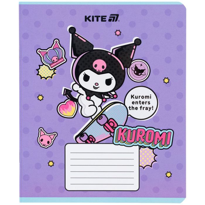 Зошит Kite Kuromi, 18 аркушів, лінія (HK25-237-2) зображення 6