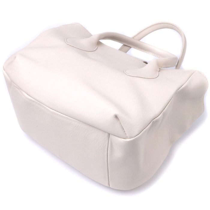 Сумка Shvigel Из натуральной кожи Бежевая (22830) изображение 6